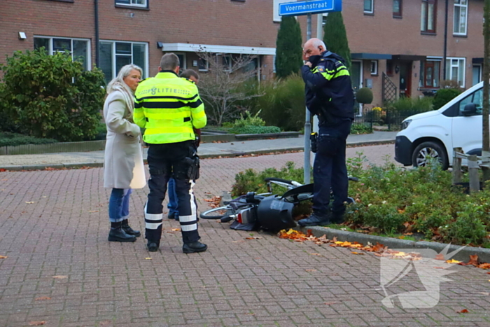 Fietser gewond bij botsing met auto