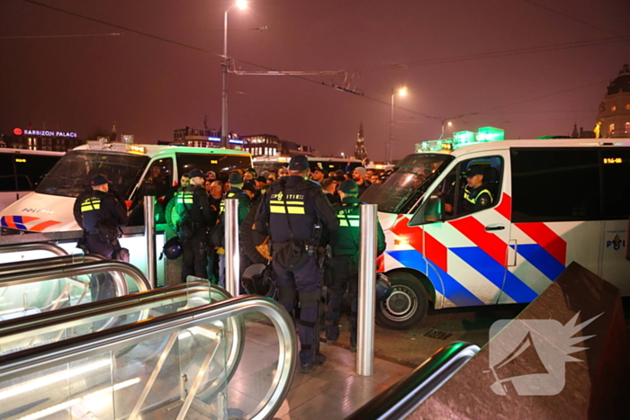 Honderden Maccabi-fans opweg naar ArenA