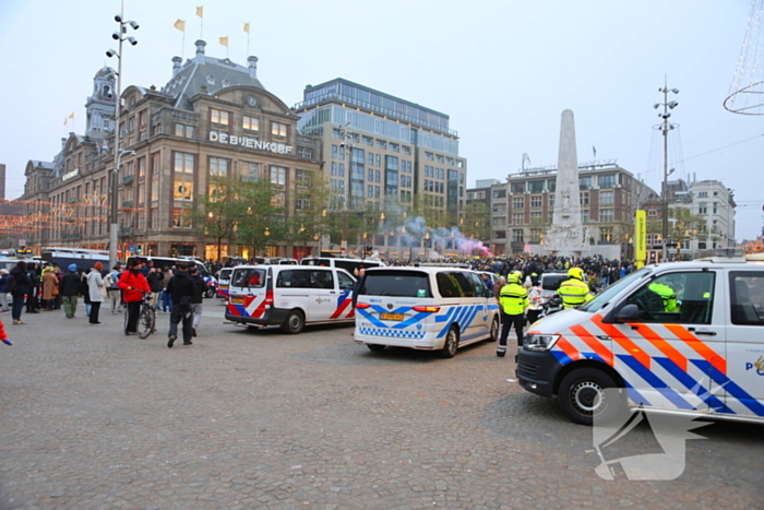 Honderden Maccabi-fans opweg naar ArenA