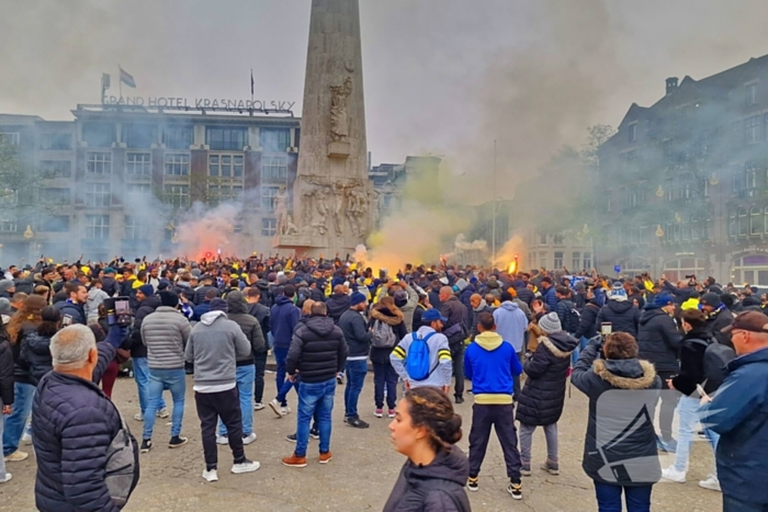 Honderden Maccabi-fans opweg naar ArenA