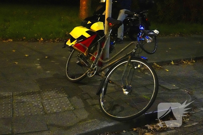 Fietser geschept door automobilist