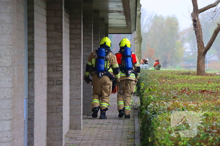 Winkel ontruimd na melding van gaslucht