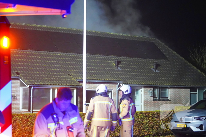 Flinke rookontwikkeling bij woningbrand