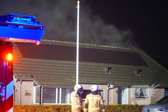 Flinke rookontwikkeling bij woningbrand