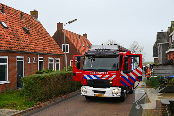 Flinke rookontwikkeling bij middelbrand in woning