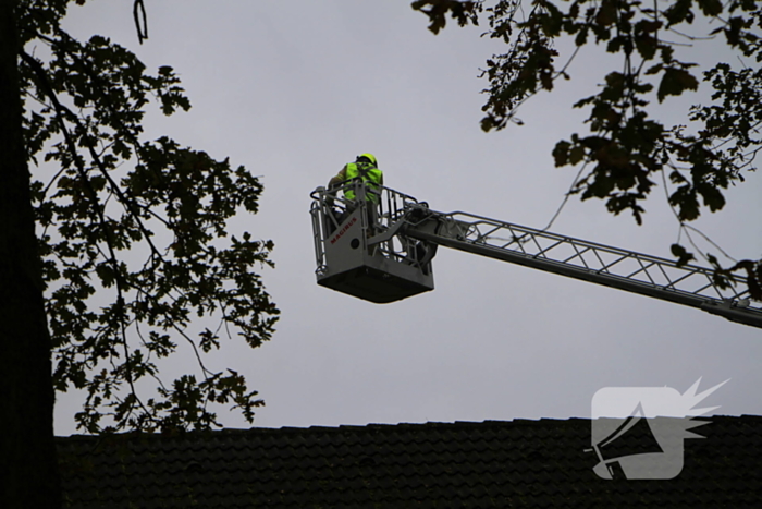 Brandweer ingezet voor brand in schoorsteen