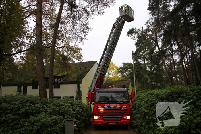 Brandweer ingezet voor brand in schoorsteen