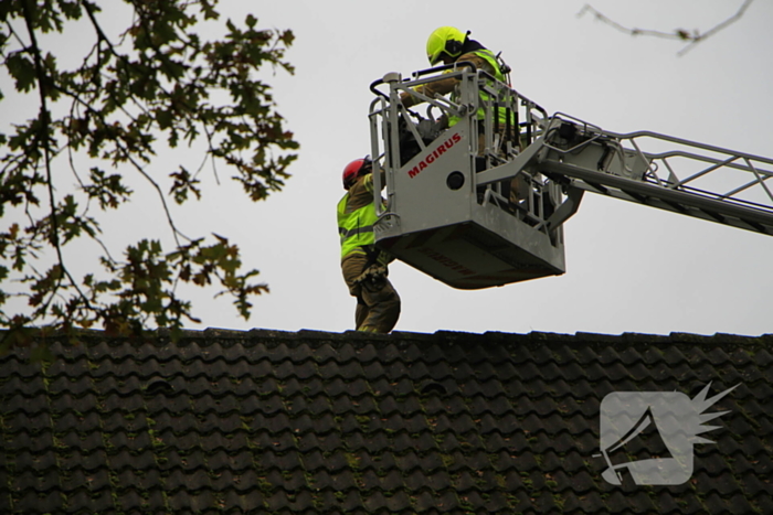 Brandweer ingezet voor brand in schoorsteen