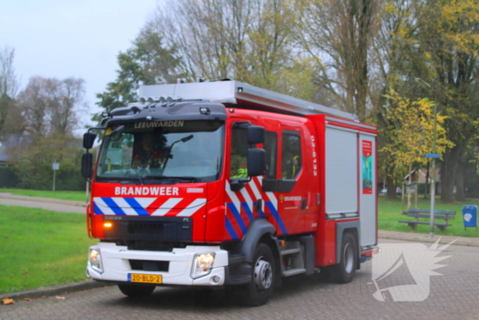 Veel rookontwikkeling bij brand in ondergrondse container