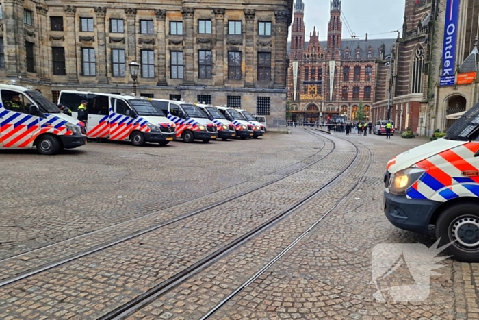 Politie grijpt in bij verboden demonstratie