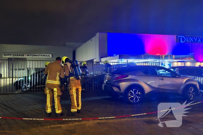 Brandweer onderzoekt gaslucht bij partycentrum