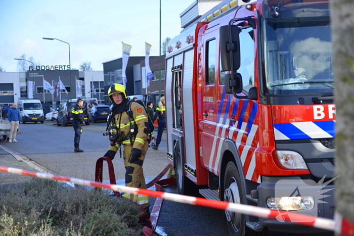 Hulpdiensten groots ingezet voor brand