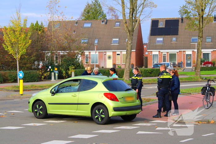 Fietser geschept op oversteekplaats