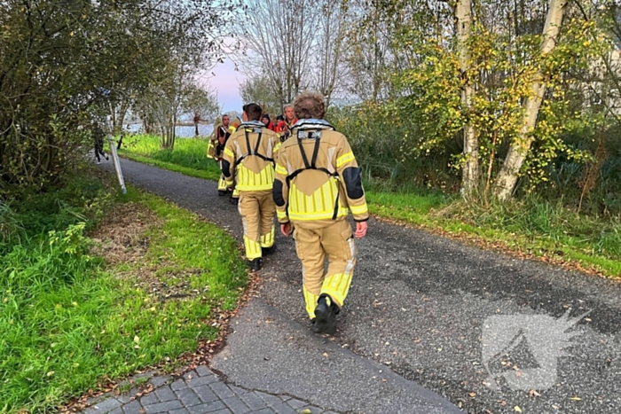 Grote brandweerinzet na melding persoon te water