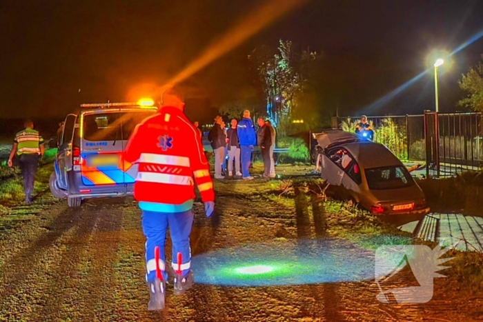 Beschonken bestuurder aangehouden na ongeval