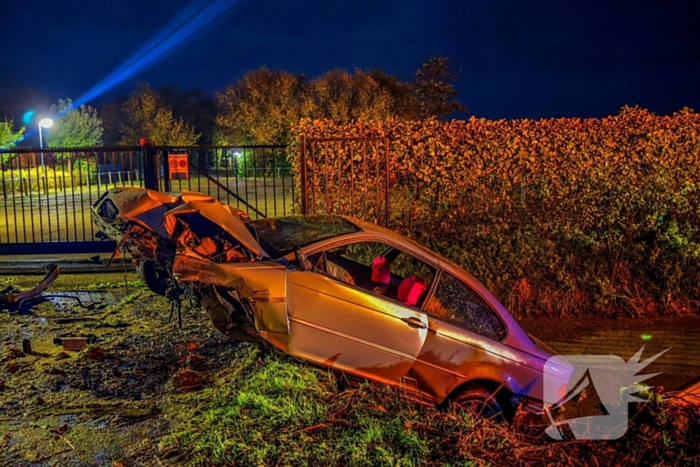 Beschonken bestuurder aangehouden na ongeval