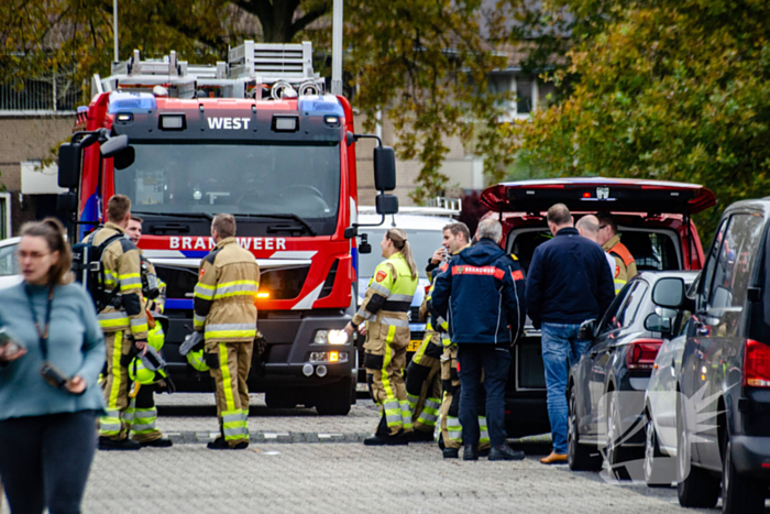 Brandweer assisteert bij incident met gevaarlijke stoffen