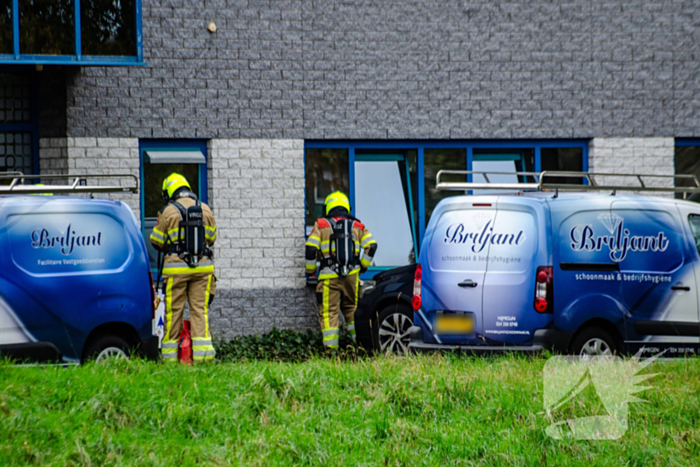 Brandweer assisteert bij incident met gevaarlijke stoffen