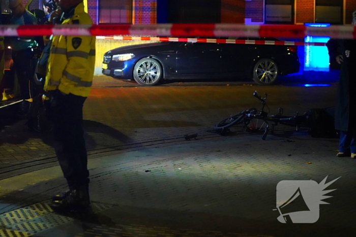 Fietser gewond bij harde botsing met auto