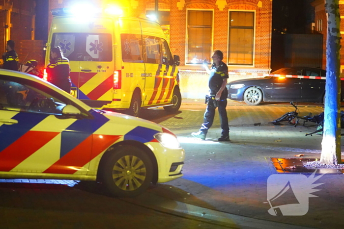 Fietser gewond bij harde botsing met auto