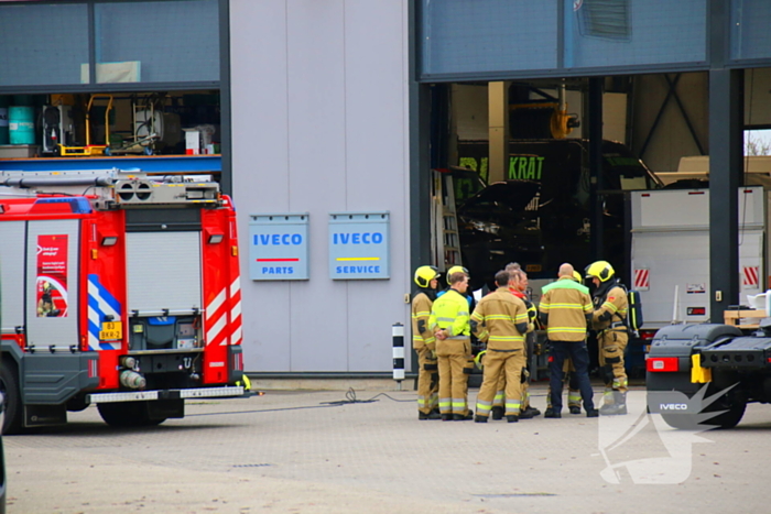 Bedrijfspand ontruimd na gaslekmelding