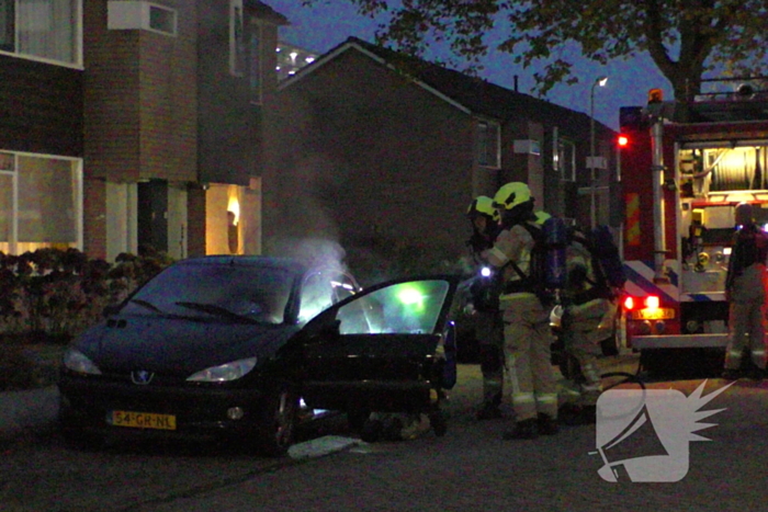 Brandweer heeft moeite om brand te blussen