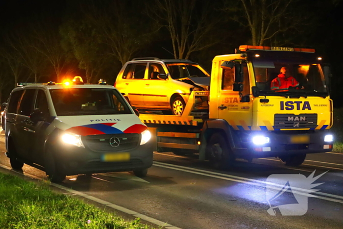 Kop-staartbotsing tussen twee voertuigen