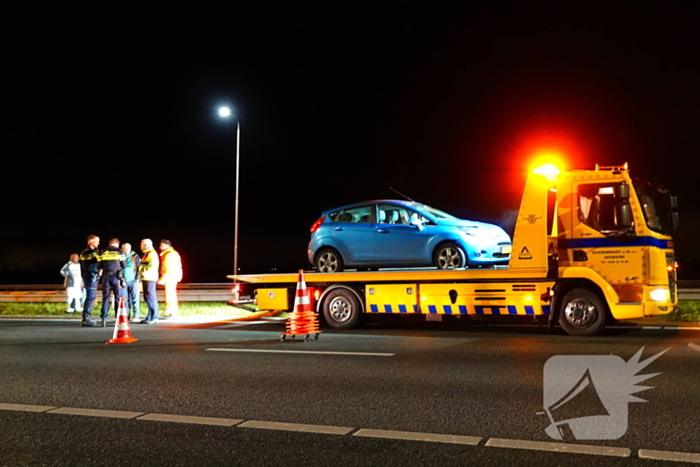 Zeven kilometer file na ongeval op snelweg