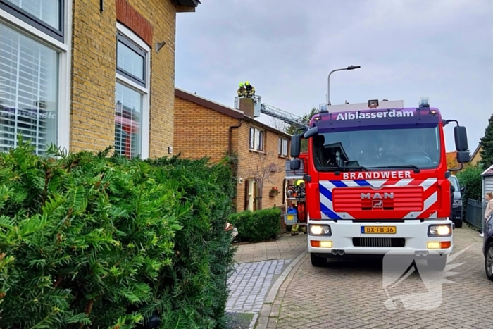 Schoorsteenbrand in de kiem gesmoord