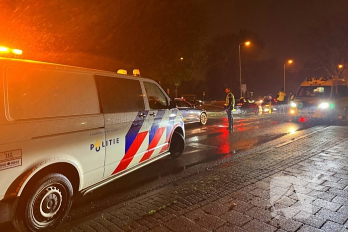 Barst in autoruit na botsing met fietser