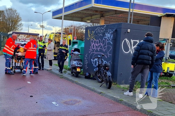 Scooterrijder en fatbiker botsen op fiestpad