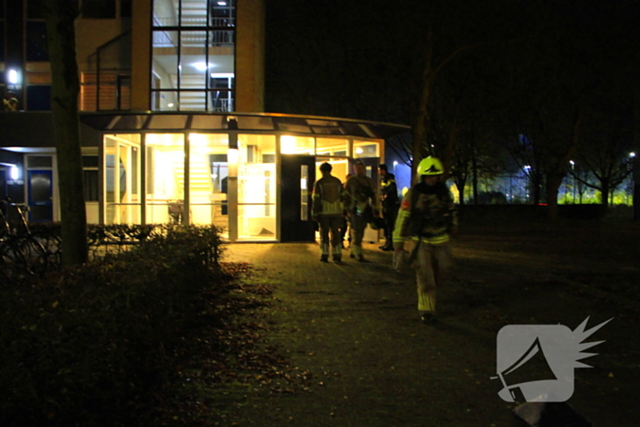 Melding woningbrand blijkt waterlekkage in meterkast