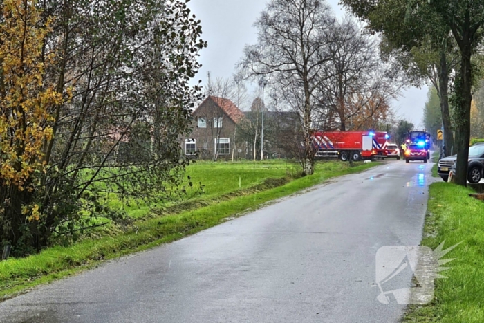 Twee koeien overleden bij brand in stal