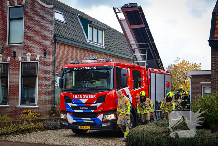 Wateroverlast door verstopte regenpijp