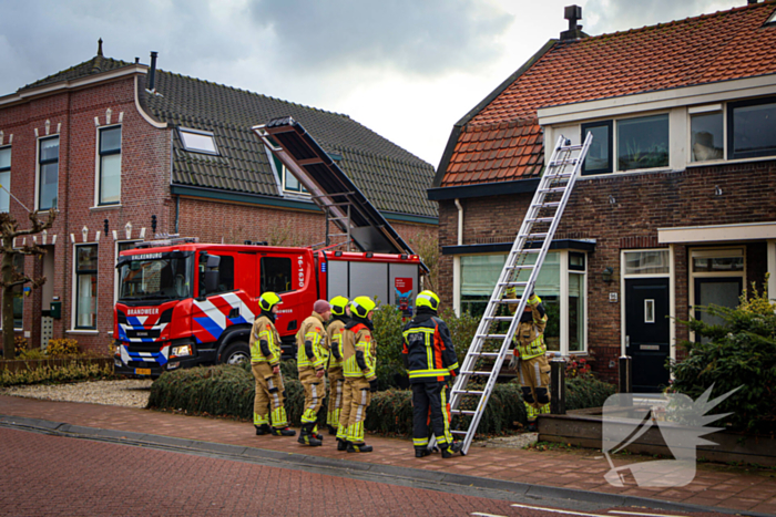 Wateroverlast door verstopte regenpijp