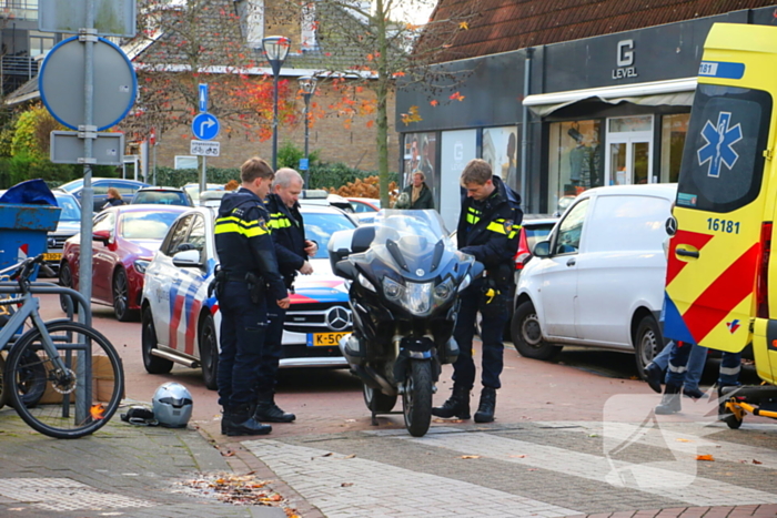 Motorrijder gewond na val bij ongeval