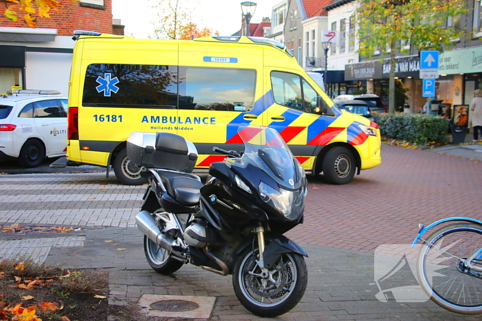 Motorrijder gewond na val bij ongeval