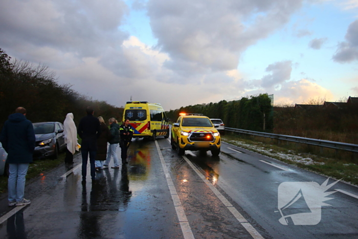 Kettingbotsing zorgt voor flinke file