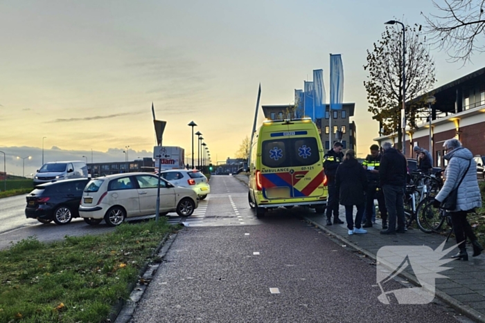 Fietser gewond bij aanrijding met personenauto