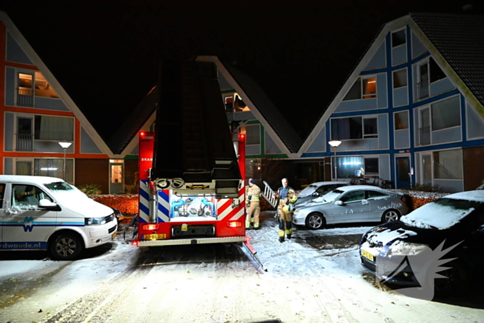 Pand geventileerd na mogelijk brand