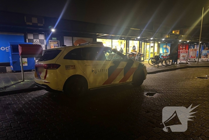 Veel politie-inzet bij overval op supermarkt