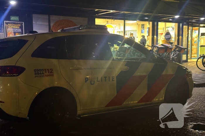 Veel politie-inzet bij overval op supermarkt