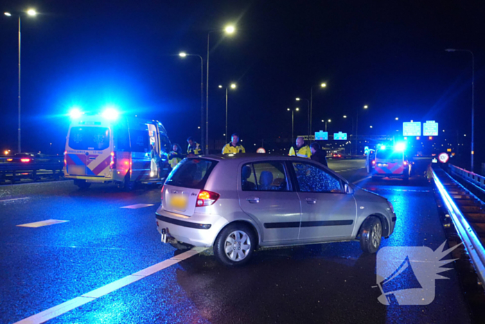 Voetganger aangereden op snelweg