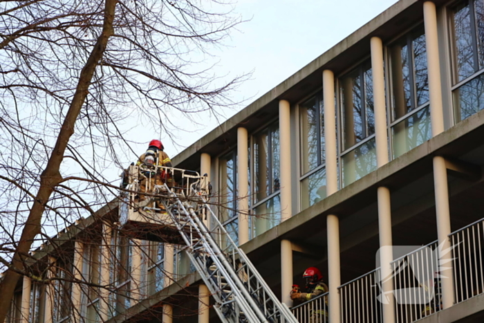 Brandweer ingezet voor brand in flatwoning