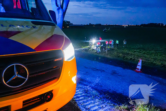 Motorrijder overleden bij eenzijdig ongeval