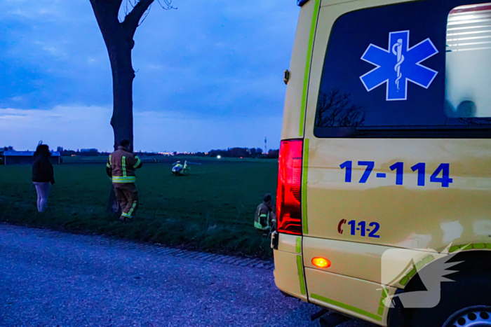 Motorrijder overleden bij eenzijdig ongeval