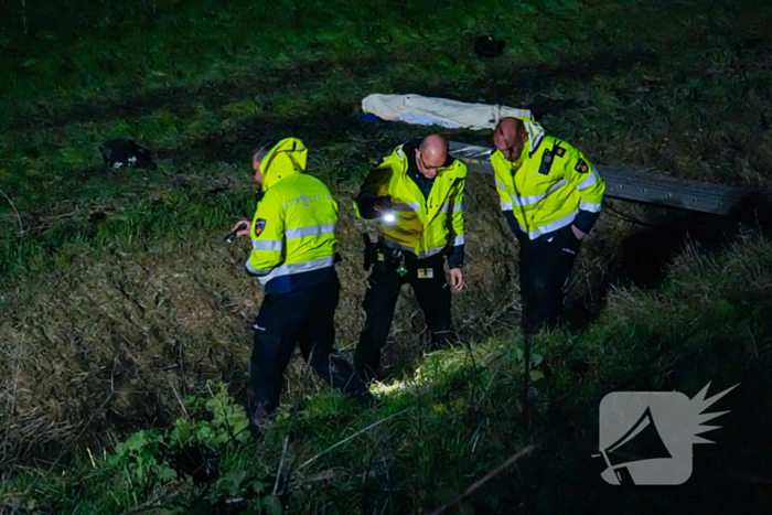 Motorrijder overleden bij eenzijdig ongeval