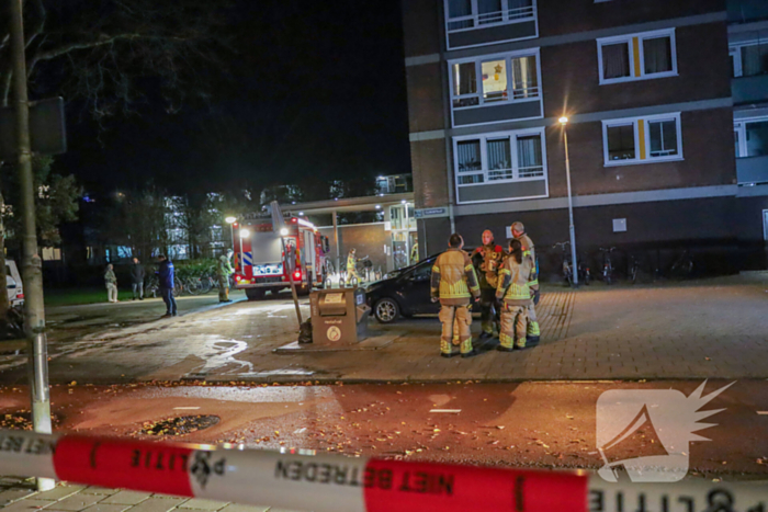 Persoon gewond bij brand in flatwoning