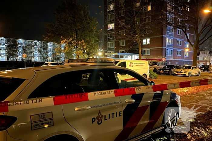 Persoon gewond bij brand in flatwoning