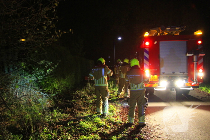 Buitenbrand snel onder controle